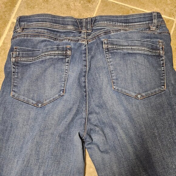 Democracy Ab Technology Jeans Womens Size 16 Blue Straight Pants - Picture 7 of 11